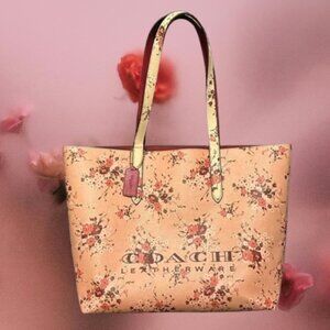 Authentic Coach Highline Tote Floral Print 55181